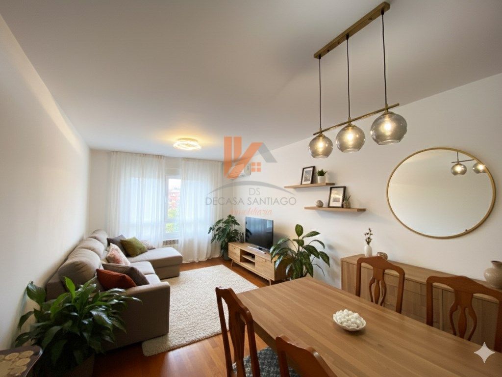 Living room of Flat for sale in Teo  with Oven