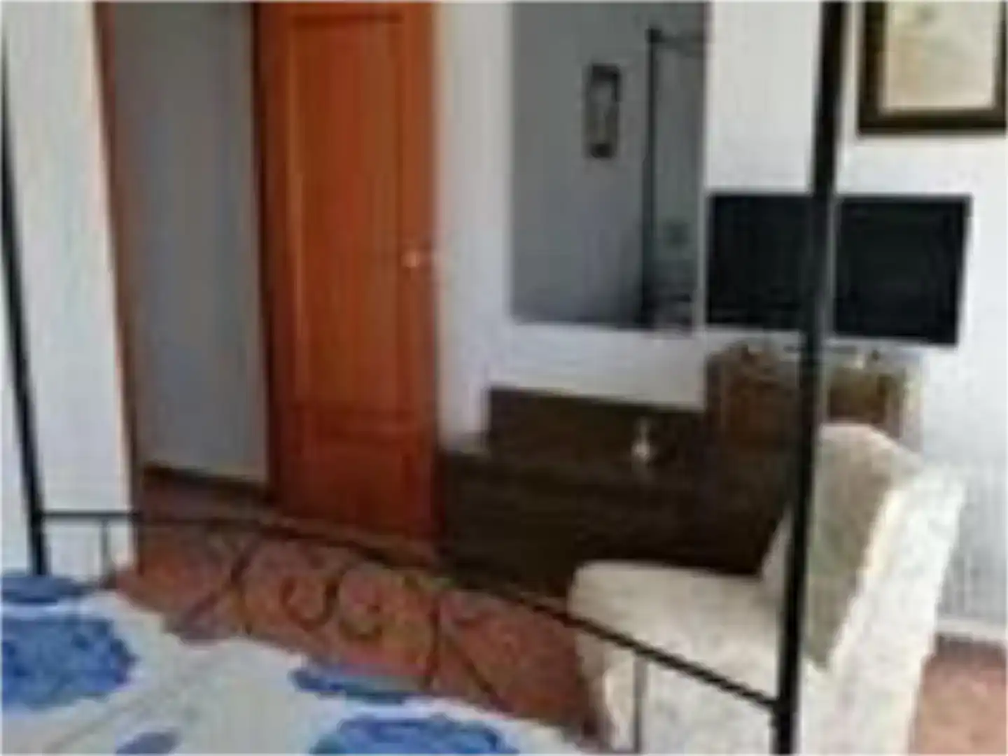 Schlafzimmer von Wohnung zur Miete in  Valencia Capital mit Klimaanlage, Schwimmbad und Balkon