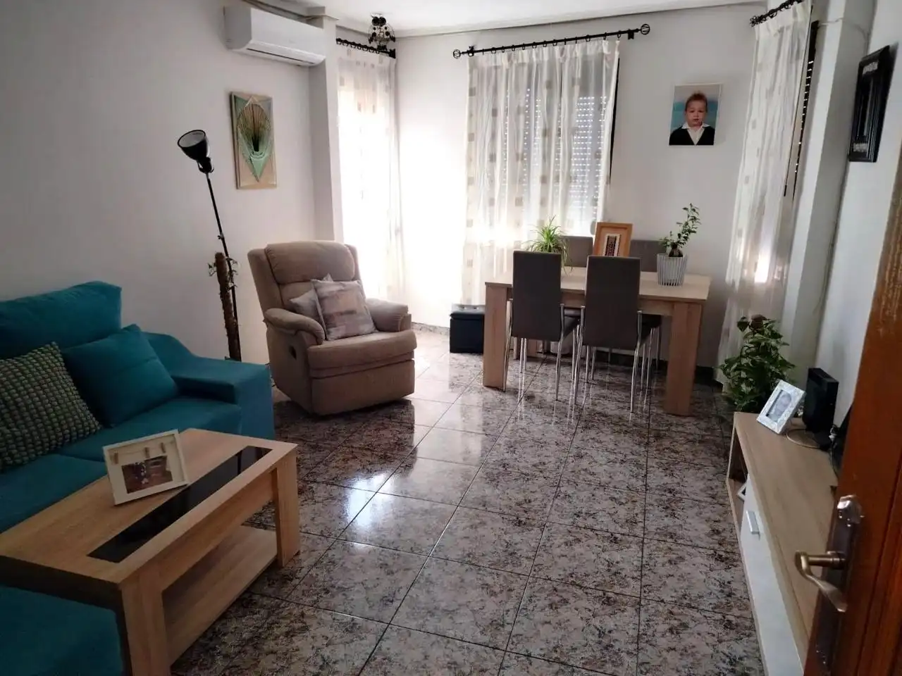 Sala de estar de Piso en venta en Crevillent con Aire acondicionado y Terraza