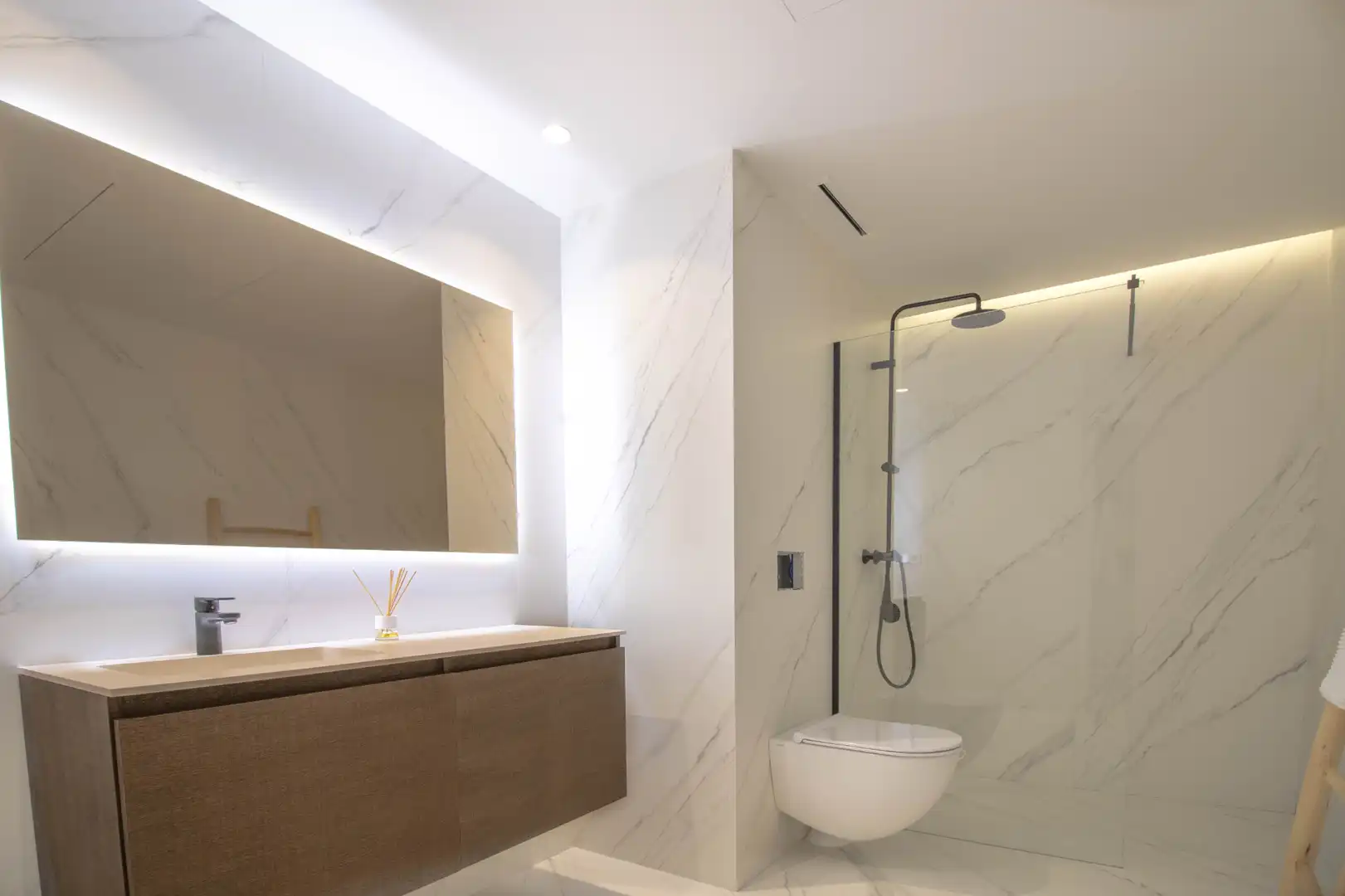 Bathroom of Duplexes for rent in Jávea / Xàbia  with Air Conditioner, Heating and Terrace