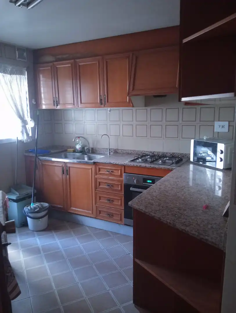 Cocina de Piso de alquiler en Valencia con Amueblado y Balcón