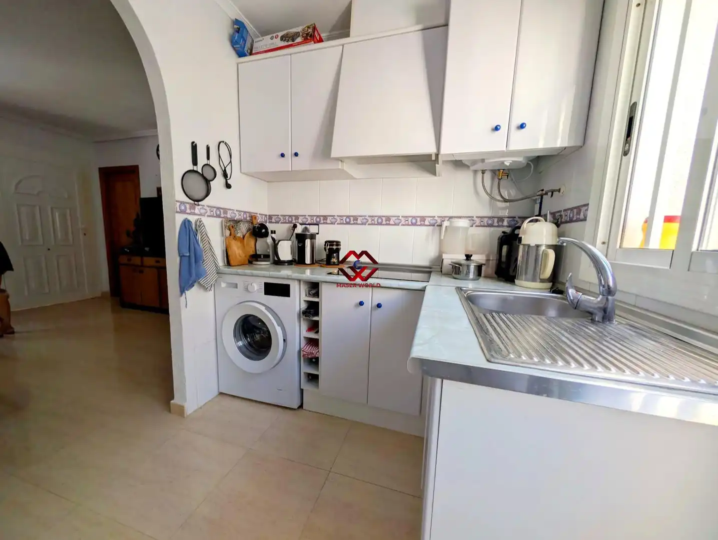Cuina de Casa adosada en venda en Mazarrón amb Aire condicionat, Calefacció i Terrassa