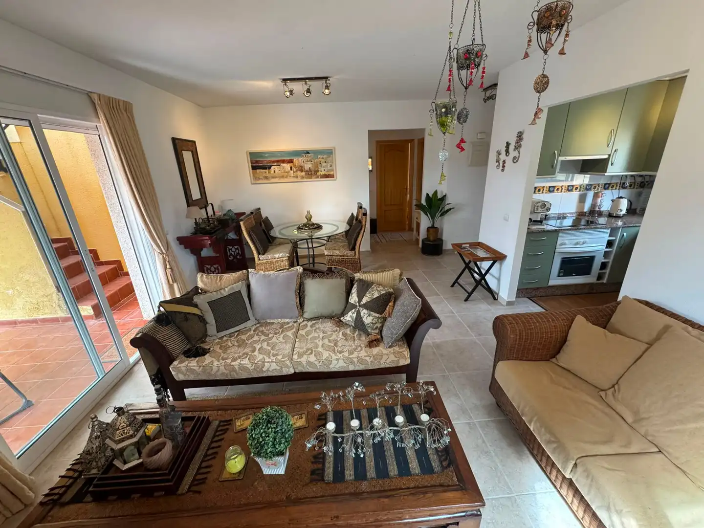 Living room of Houses for sale in Castalla  with Private garden, Terrace and Furnished