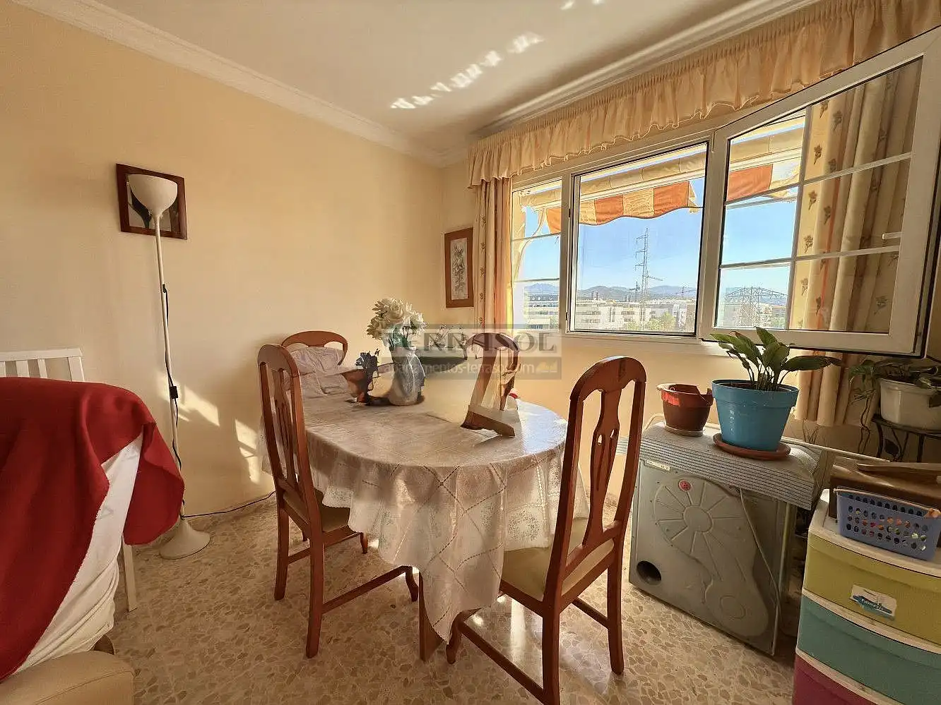 Menjador de Apartament en venda en Vélez-Málaga amb Jardí privat, Terrassa i Traster