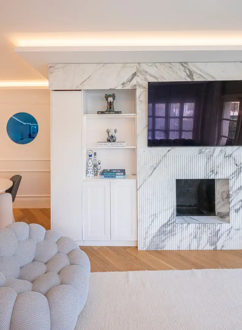 Sala d'estar de Apartament en venda en Marbella amb Aire condicionat, Calefacció i Parquet