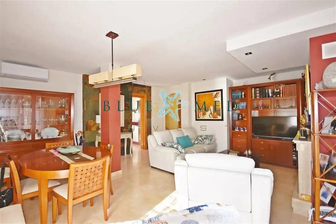 Sala de estar de Casa o chalet en venta en Mazarrón con Aire acondicionado, Calefacción y Jardín privado