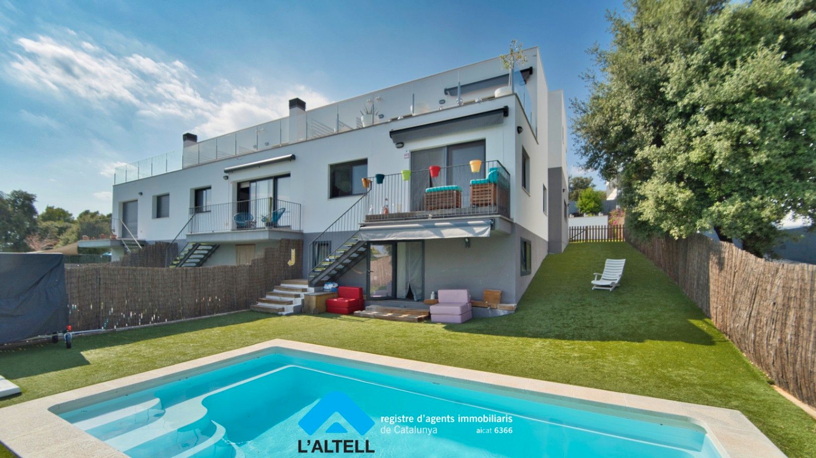 Piscina de Casa o chalet en venta en L'Ametlla del Vallès con Aire acondicionado, Calefacción y Jardín privado
