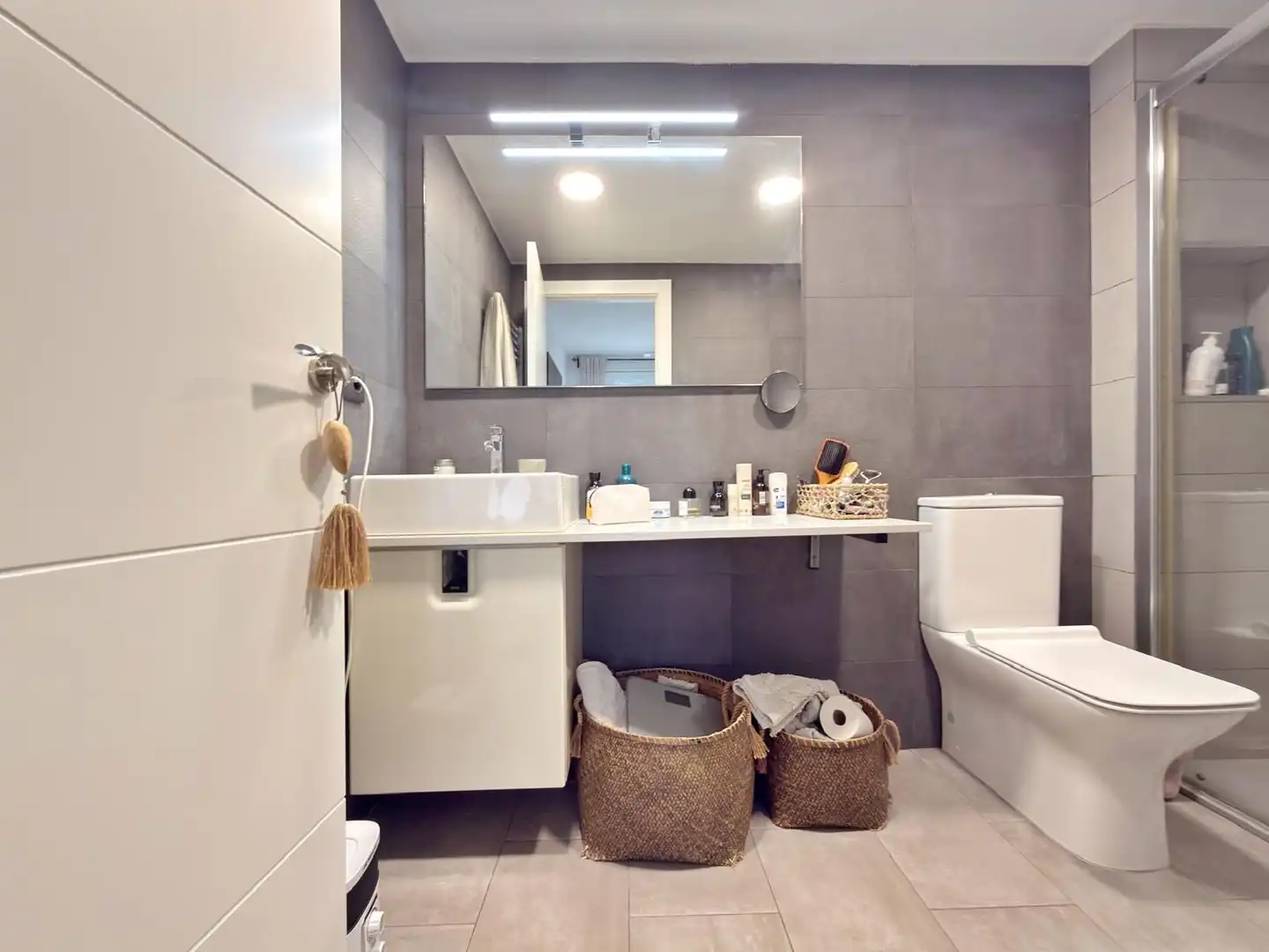 Bany de Casa adosada en venda en Cubelles amb Calefacció, Terrassa i Piscina comunitària