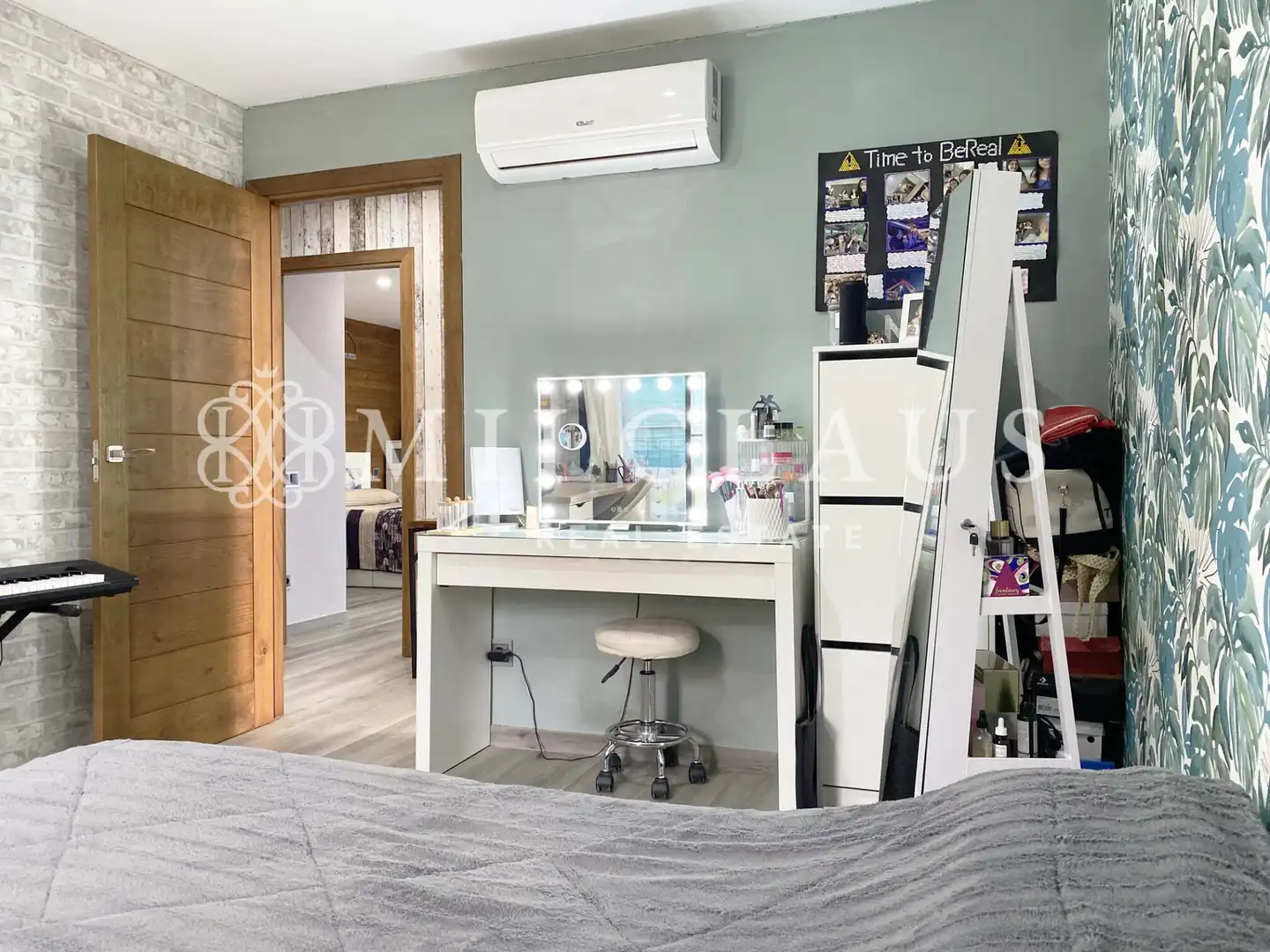 Schlafzimmer von Haus oder Chalet zum Verkauf in Lliçà d'Amunt mit Klimaanlage, Heizung und Privatgarten