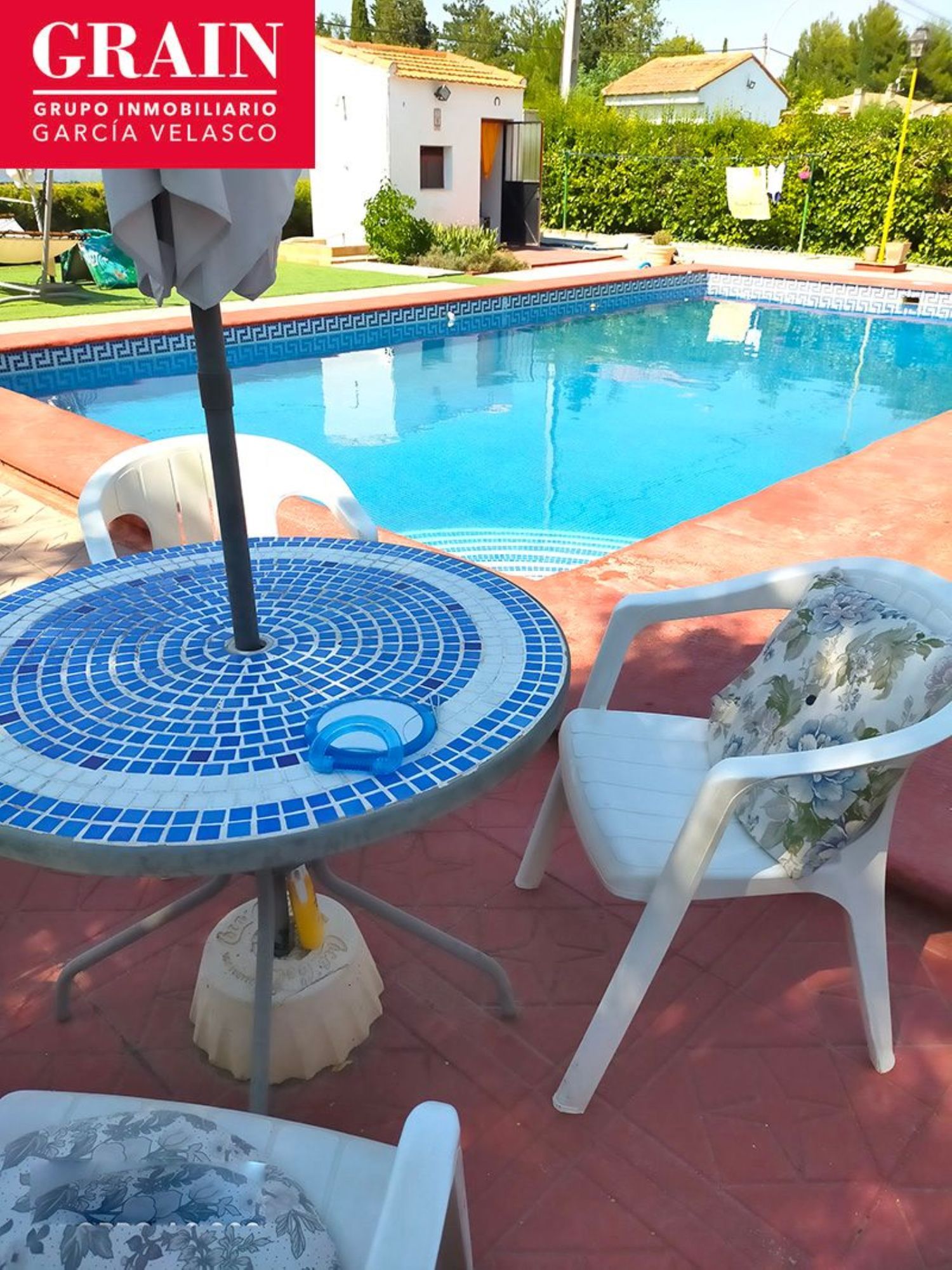 Piscina de Casa o xalet en venda en  Albacete Capital amb Calefacció, Jardí privat i Piscina