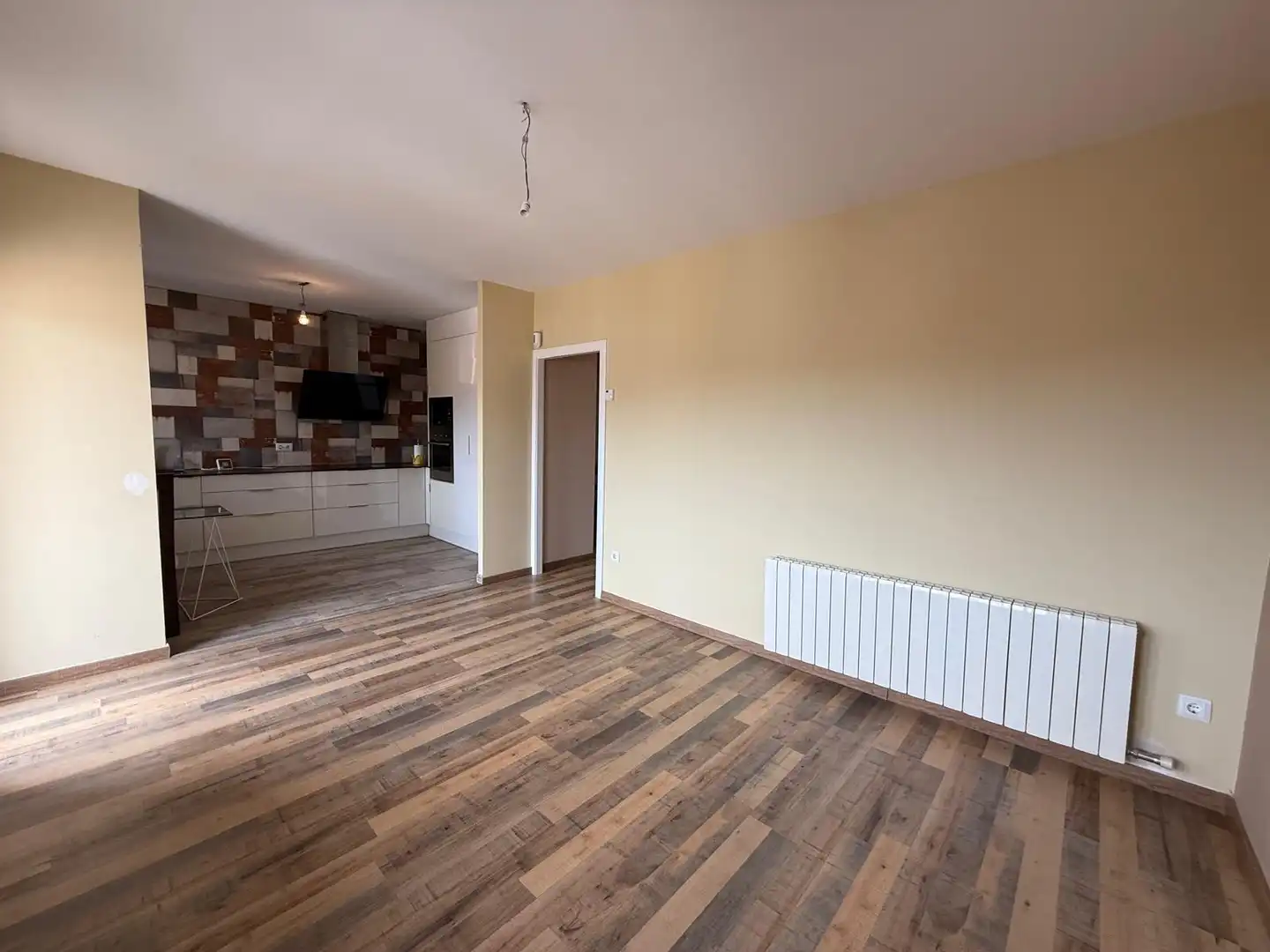 Sala de estar de Piso en venta en Almacelles con Calefacción, Parquet y Horno