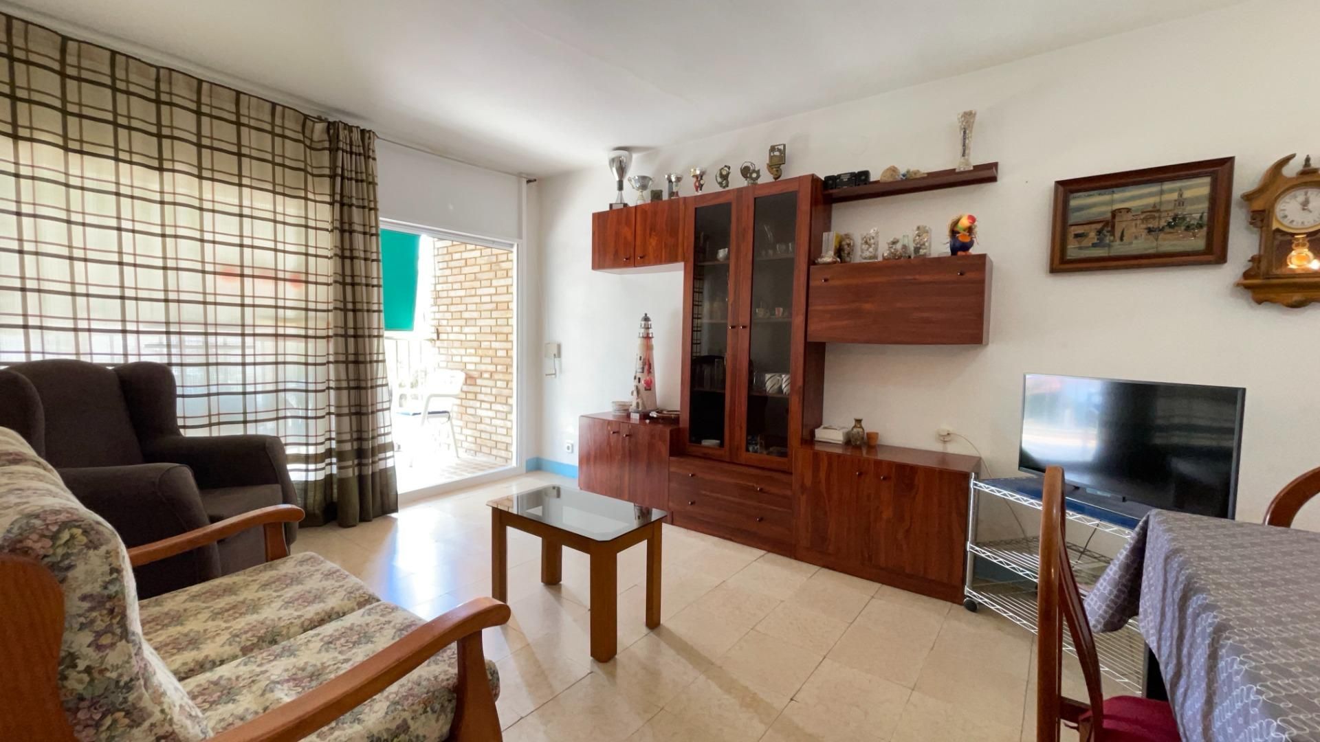 Sala d'estar de Apartament en venda en Roda de Berà amb Jardí privat, Terrassa i Balcó