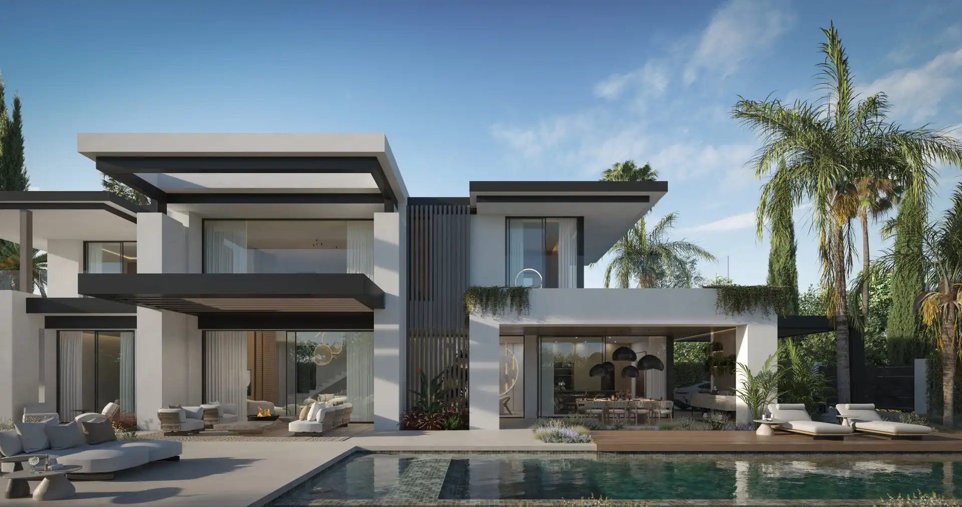 Vista exterior de Casa o xalet en venda en Marbella amb Aire condicionat, Calefacció i Jardí privat