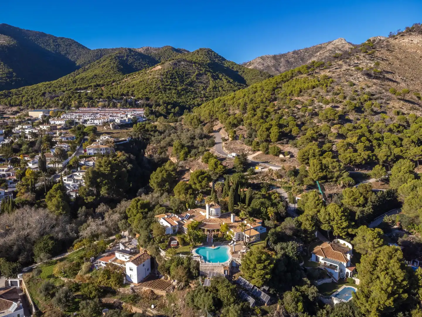 Vista exterior de Casa o xalet en venda en Mijas amb Terrassa