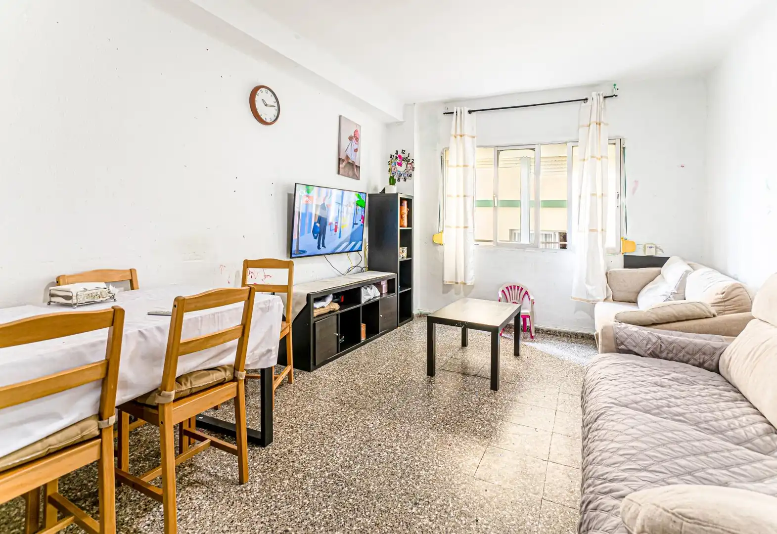 Sala de estar de Piso en venta en Málaga