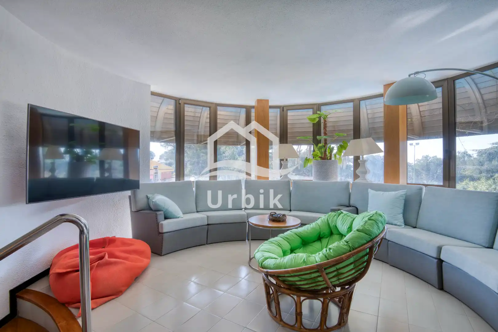 Living room of Houses for sale in Castell d'Aro, Platja d'Aro i s'Agaró  with Air Conditioner, Private garden and Terrace