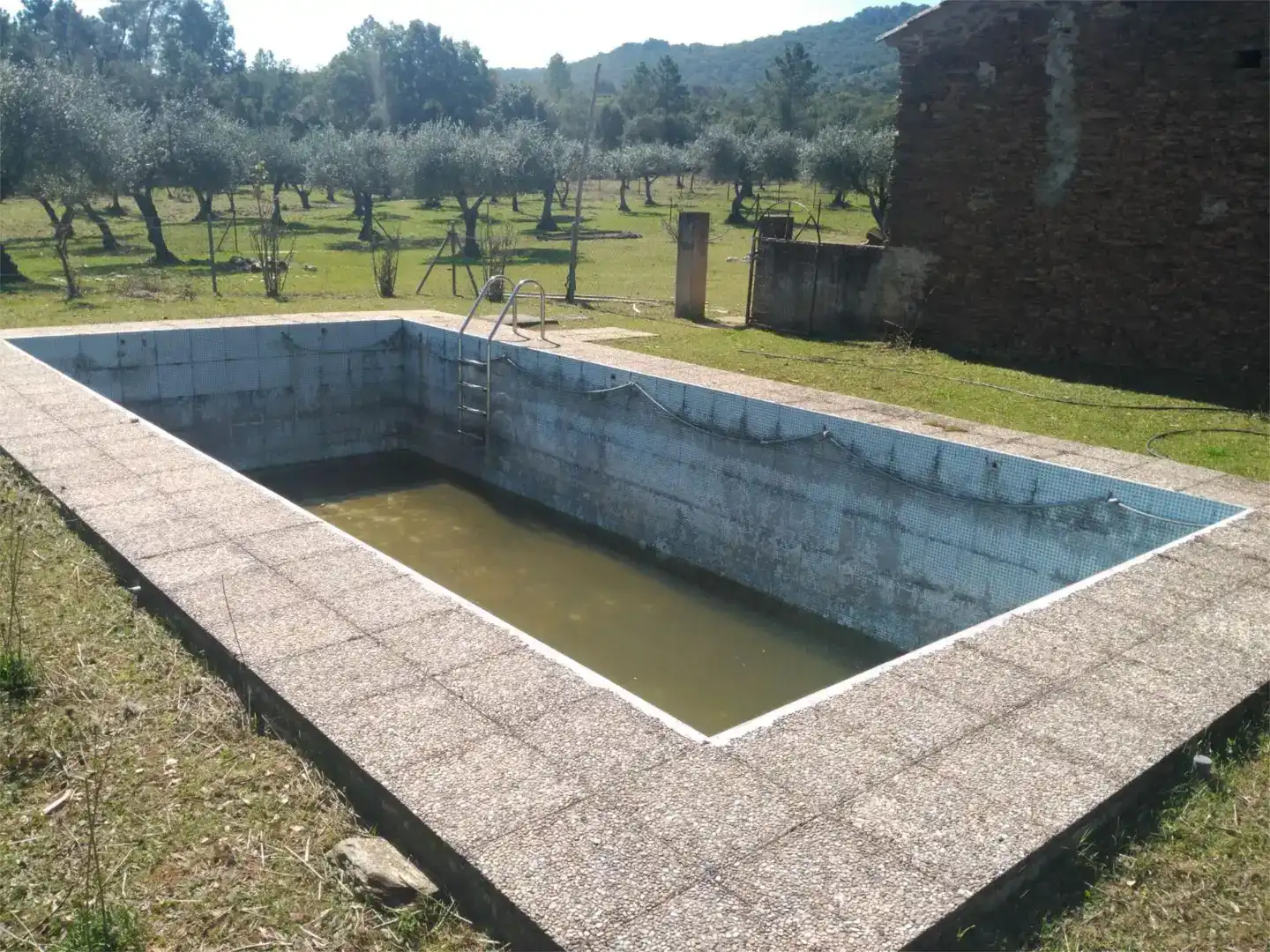 Piscina de Finca rústica en venda en La Codosera amb Piscina