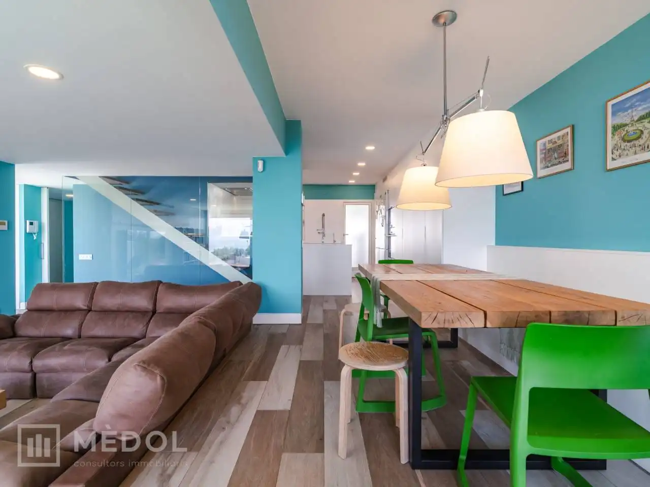 Comedor de Casa adosada en venta en Tarragona con Aire acondicionado, Calefacción y Jardín privado
