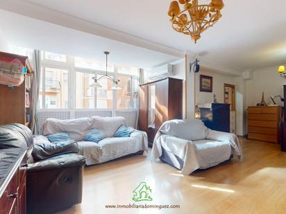 Living room of Flat for sale in  Murcia Capital  with Air Conditioner, Heating and Parquet flooring