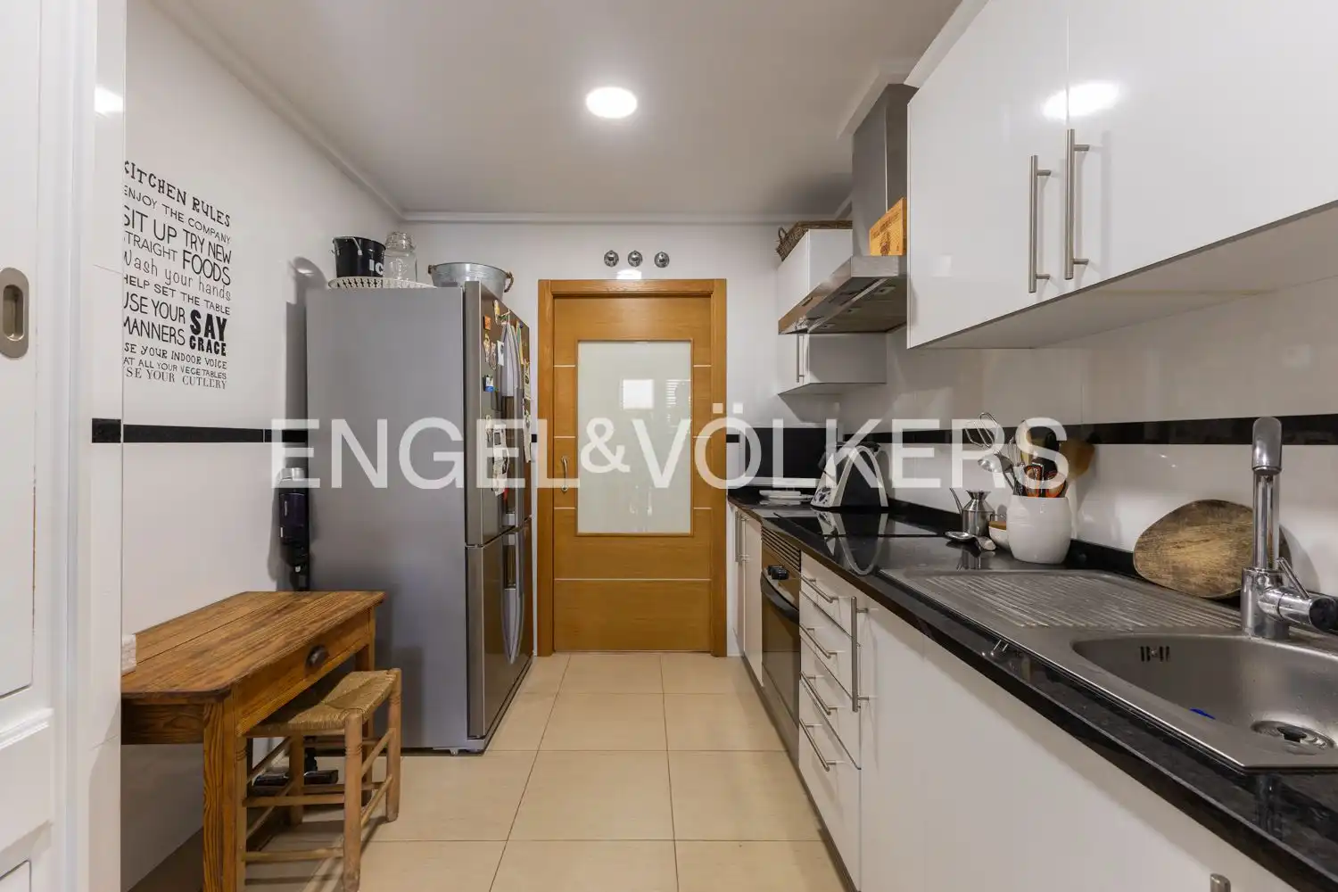 Cocina de Piso de alquiler en Jávea / Xàbia con Aire acondicionado, Calefacción y Jardín privado