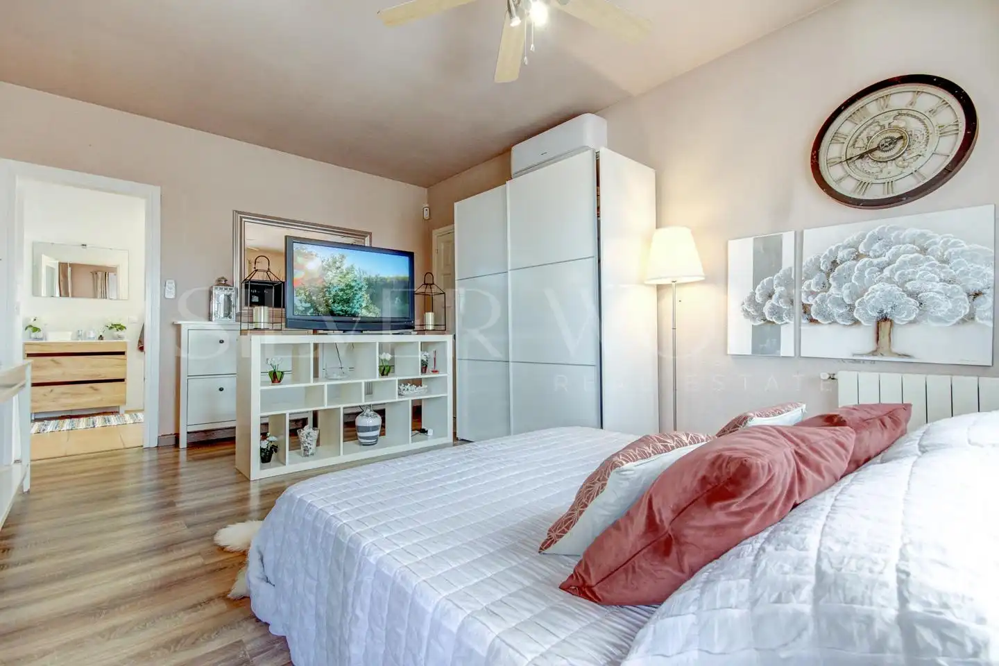Schlafzimmer von Haus oder Chalet zum Verkauf in Cunit mit Klimaanlage, Heizung und Privatgarten