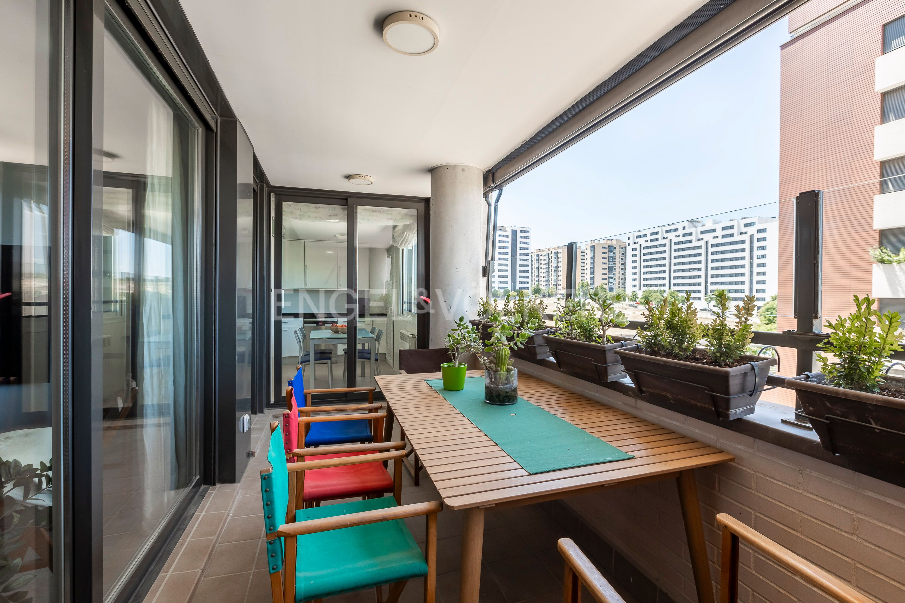 Terrassa de Apartament de lloguer en  Madrid Capital amb Aire condicionat, Calefacció i Terrassa
