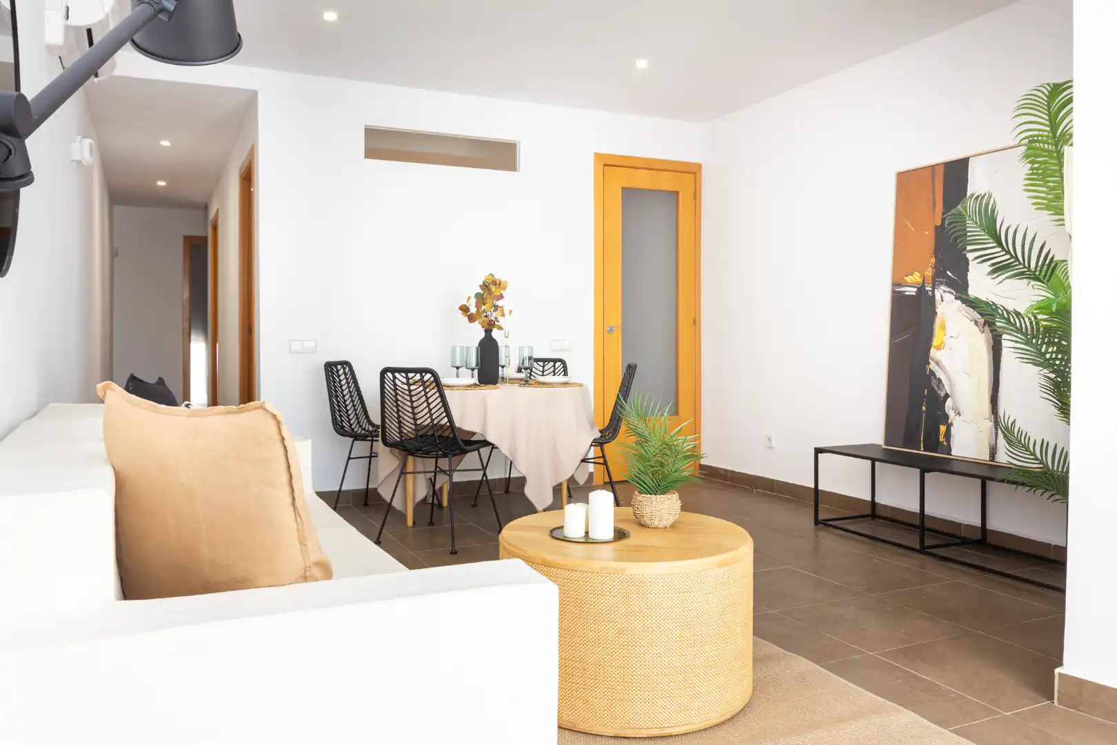 Sala d'estar de Dúplex en venda en Terrassa amb Aire condicionat, Parquet i Terrassa