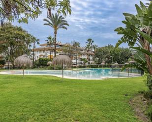Garden of Attic for sale in Marbella  with Air Conditioner, Terrace and Swimming Pool
