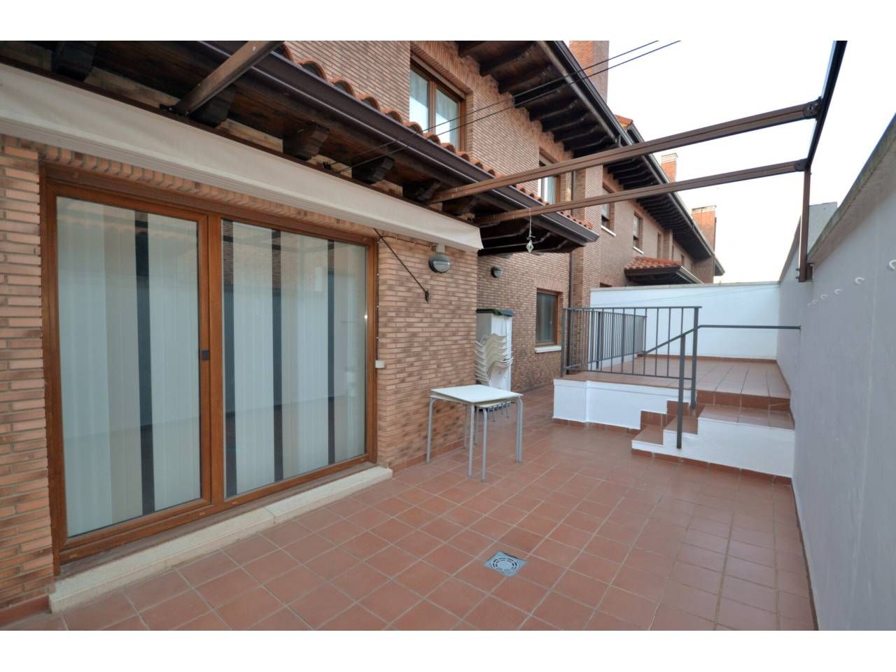 Terrace of Single-family semi-detached for sale in Palencia Capital  with Heating, Private garden and Parquet flooring