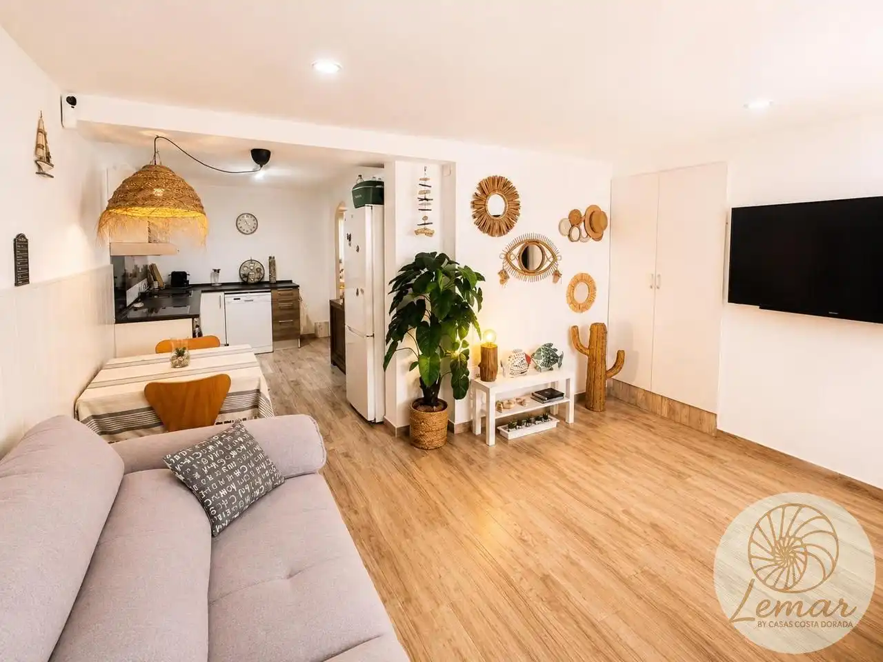 Sala de estar de Planta baja en venta en L'Ametlla de Mar  con Aire acondicionado y Amueblado