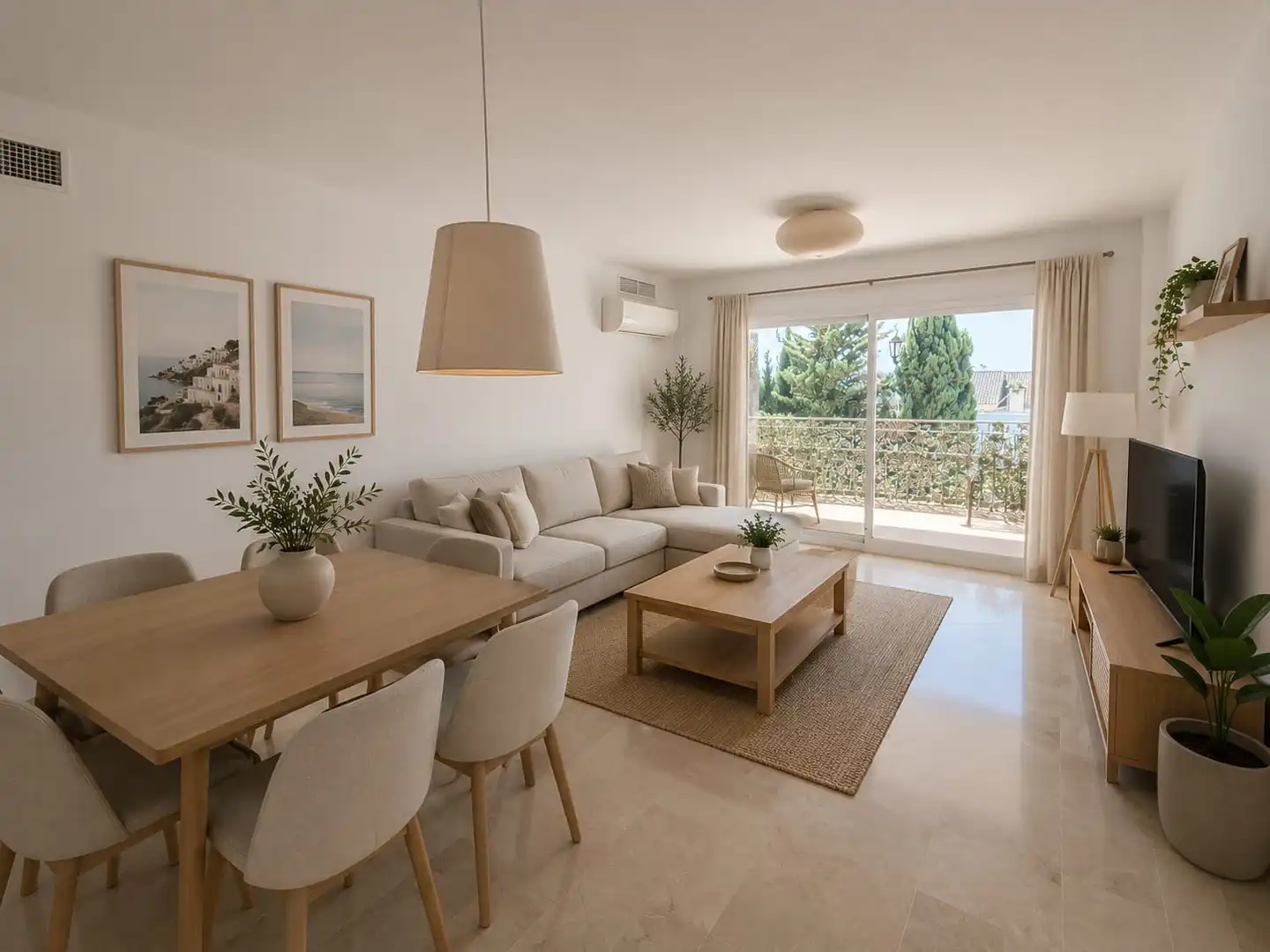 Sala d'estar de Pis en venda en Fuengirola amb Terrassa i Piscina comunitària