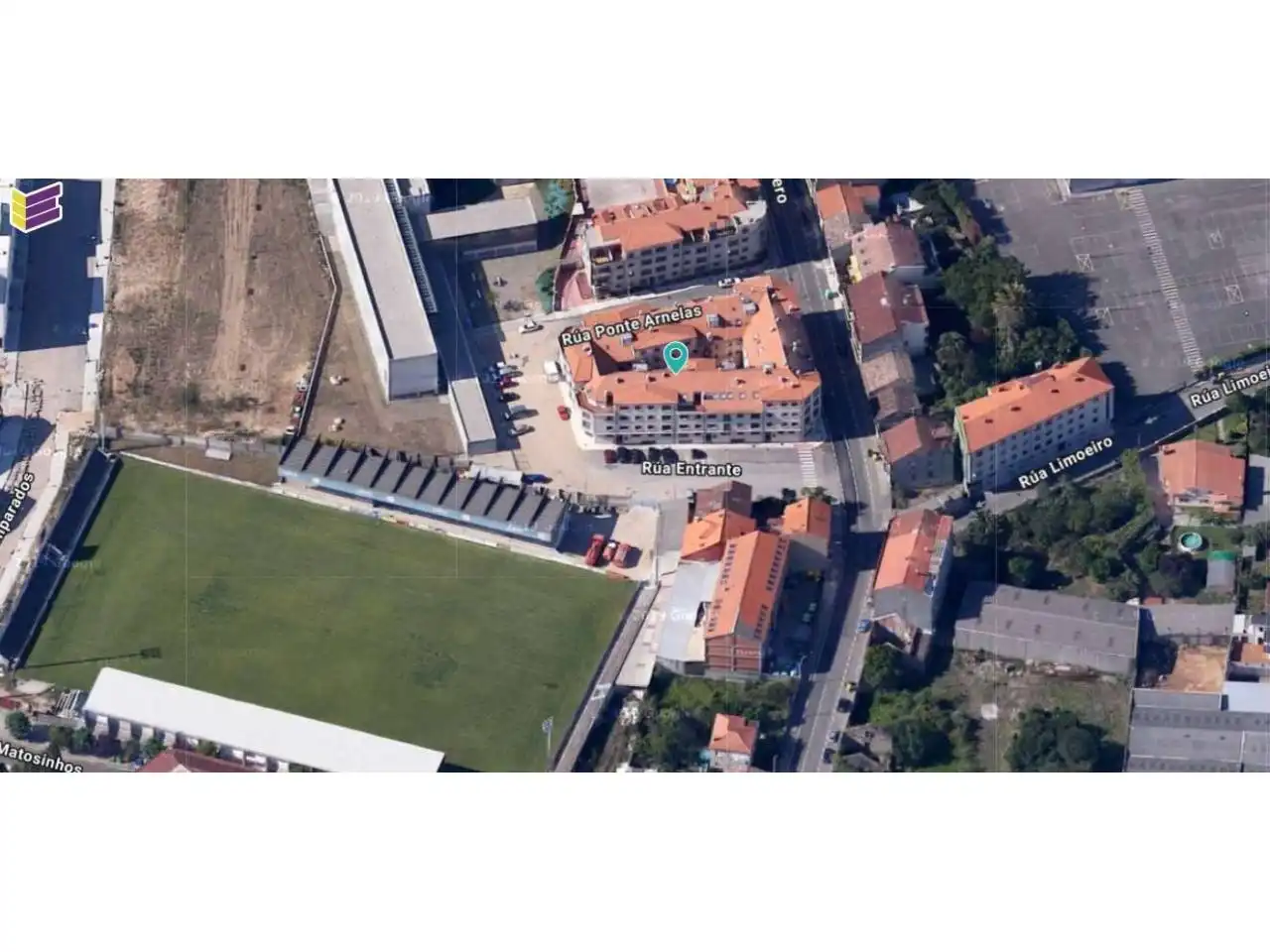Vista exterior de Piso en venta en Vilagarcía de Arousa con Calefacción y Trastero