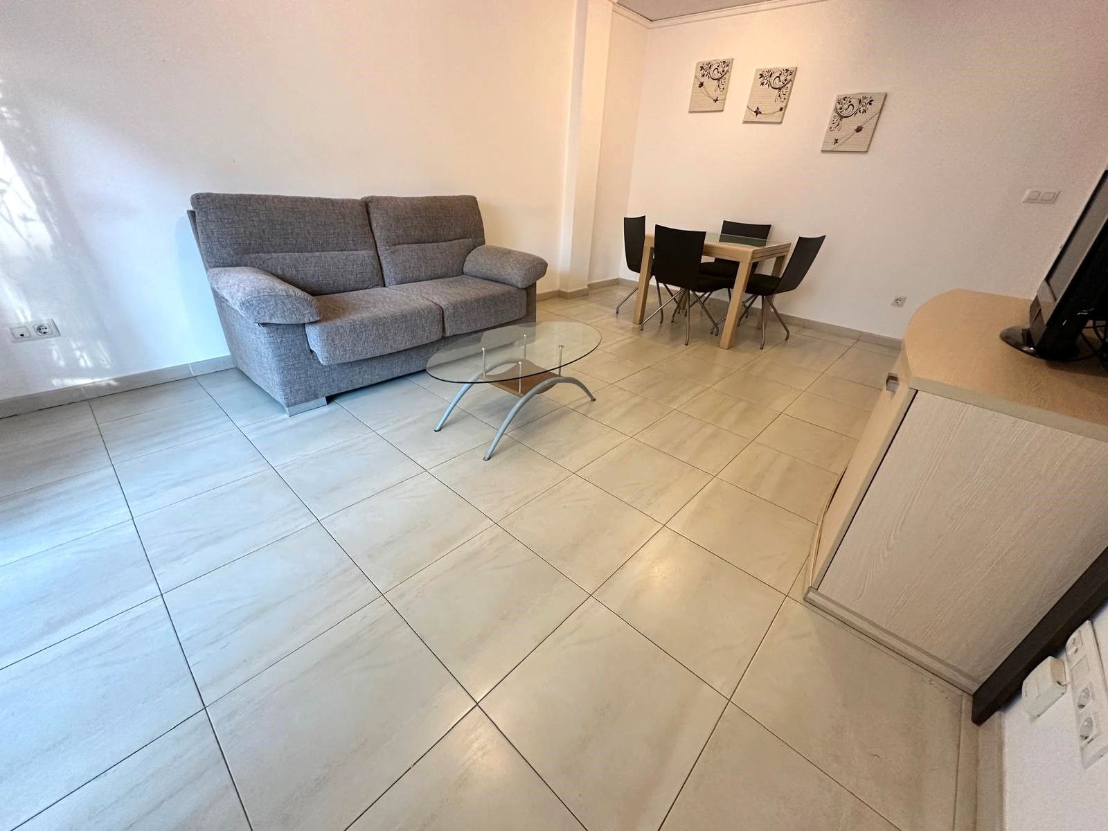 Living room of Flat for sale in Miramar  with Air Conditioner, Terrace and Furnished