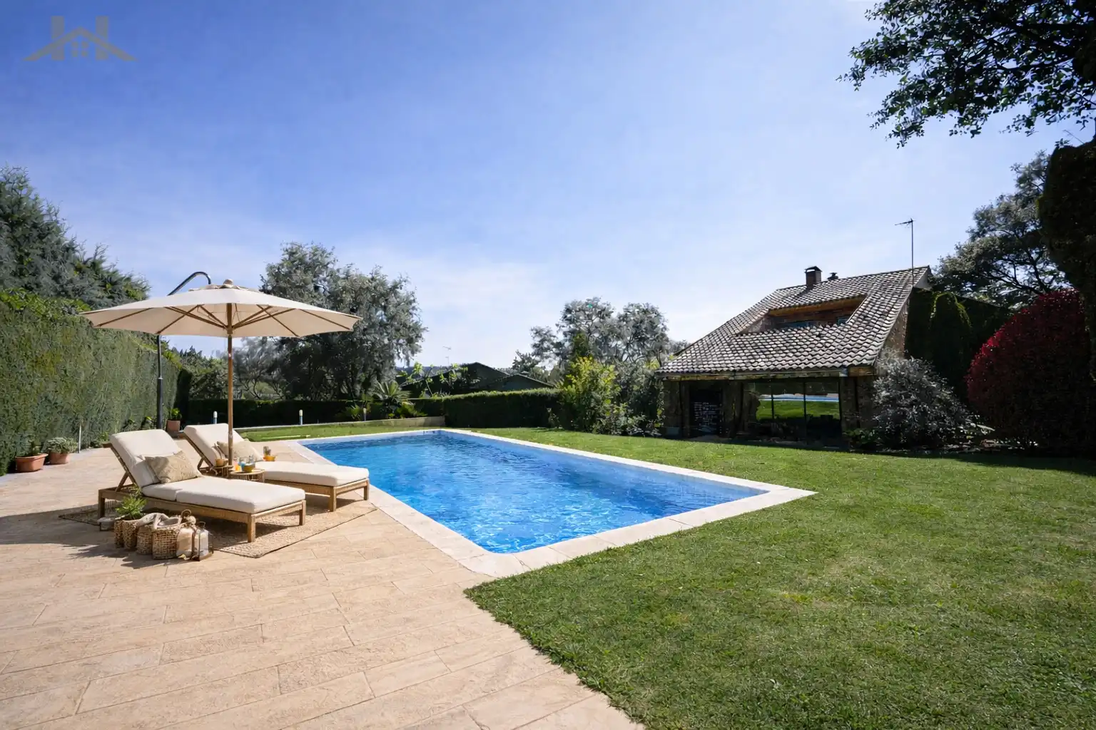 Garden of Houses for sale in Las Rozas de Madrid