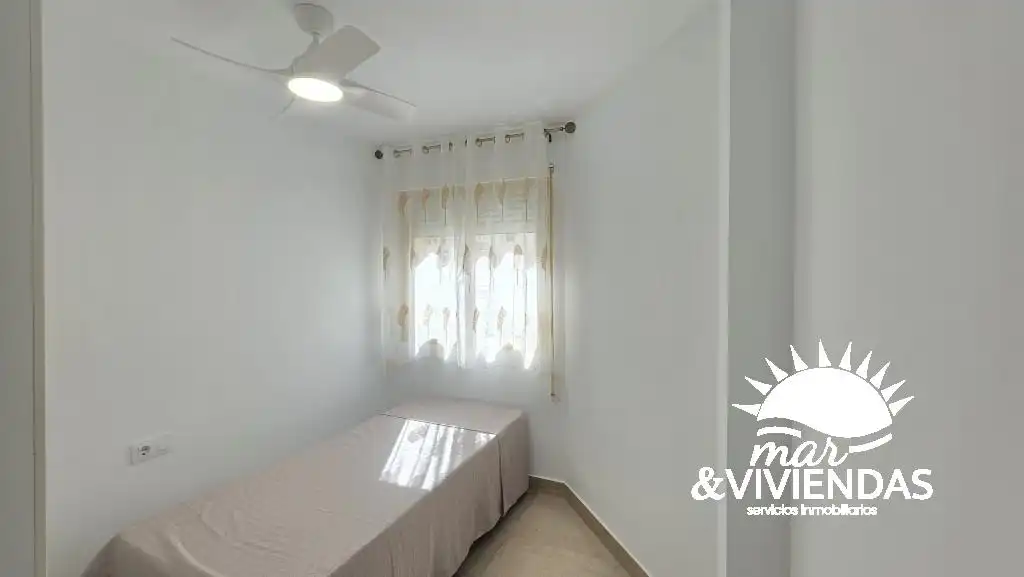 Bedroom of Flat for sale in Garrucha  with Air Conditioner, Heating and Terrace