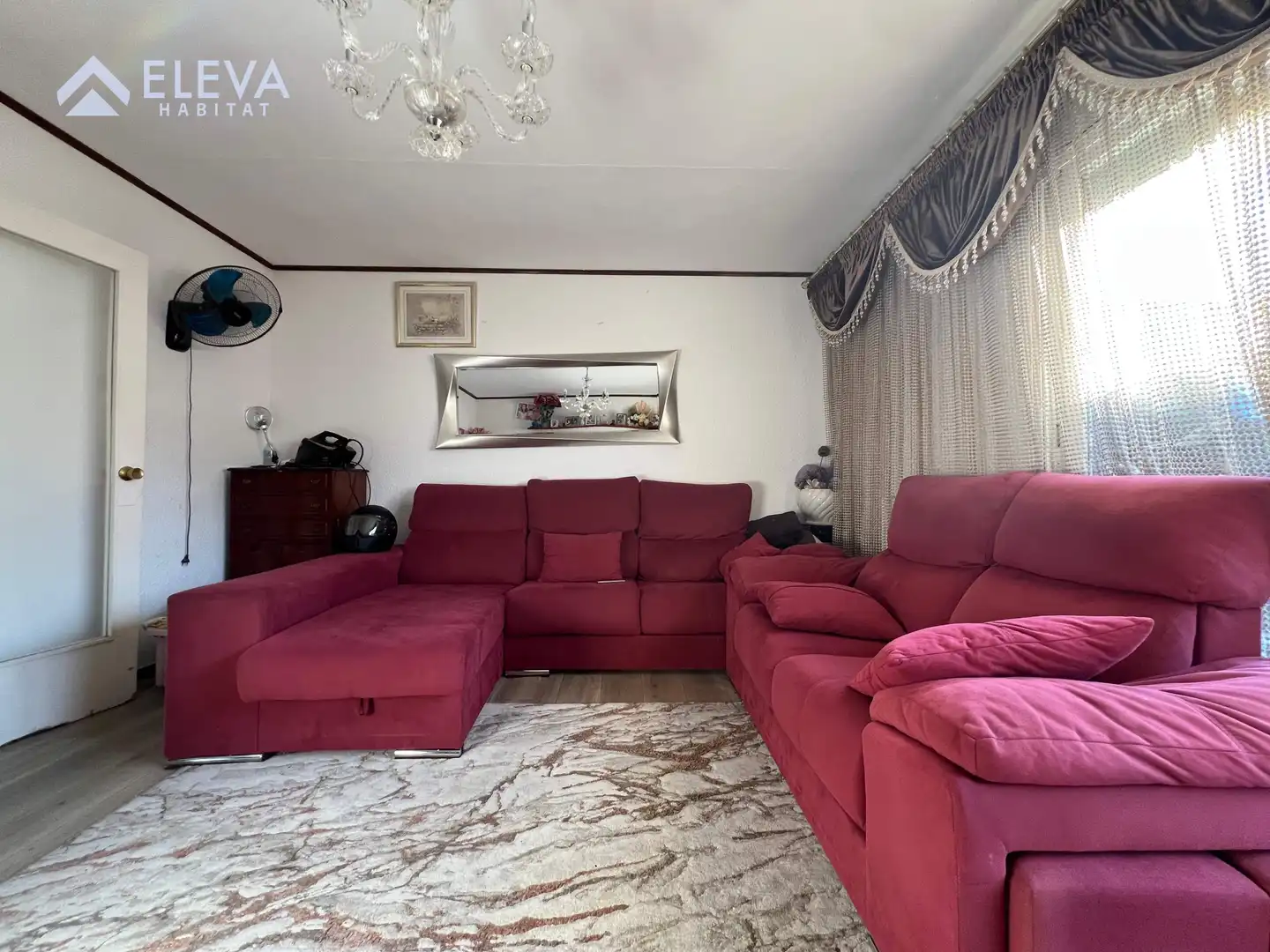 Wohnzimmer von Dachboden zum Verkauf in Lleida mit Terrasse und Balkon