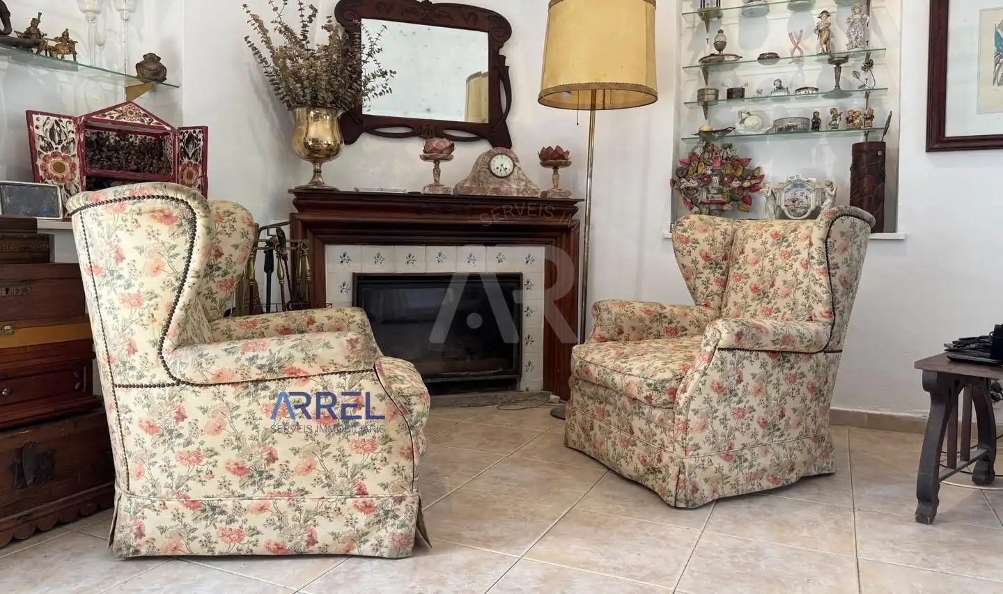 Sala de estar de Casa o chalet en venta en Alella con Jardín privado y Terraza