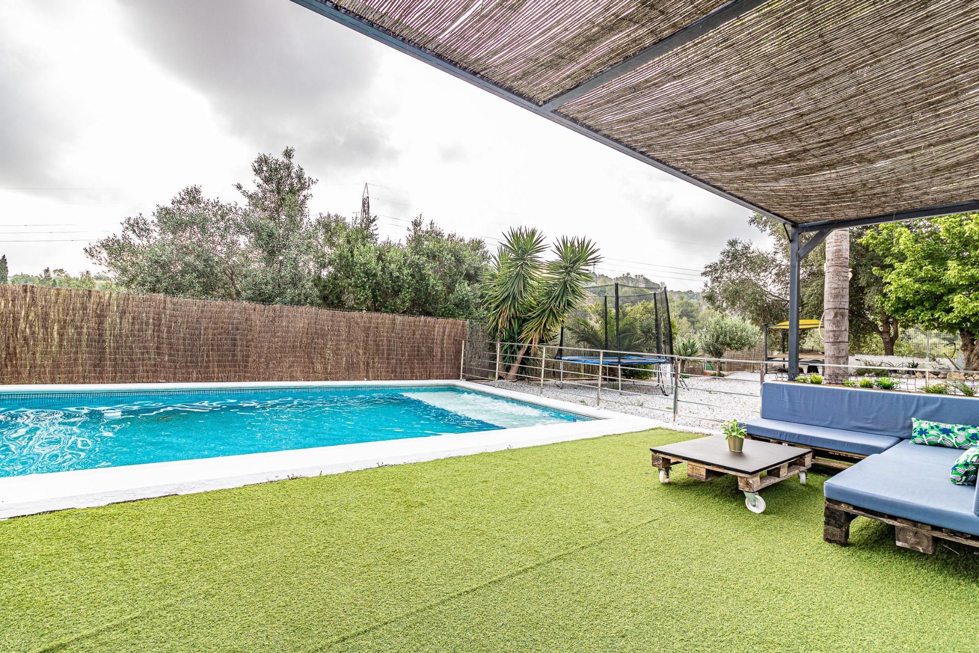 Swimming pool of House or chalet for sale in Alberic  with Air Conditioner, Heating and Private garden