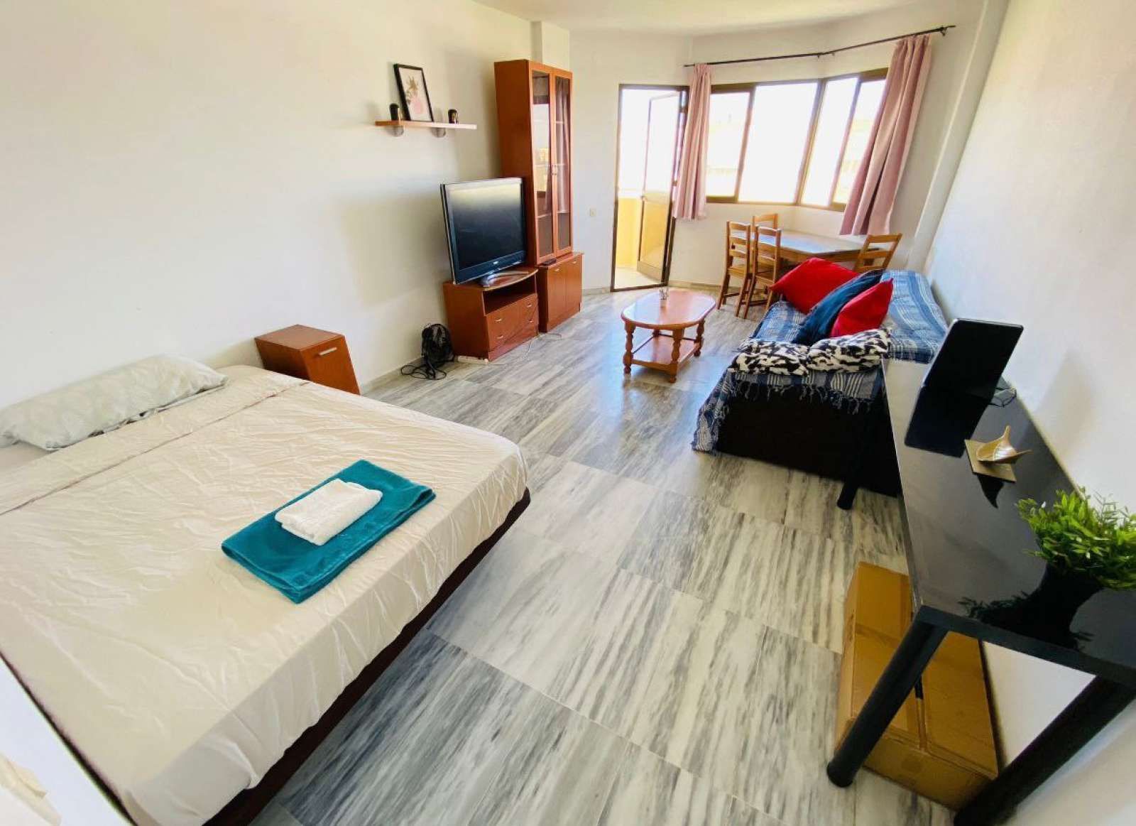 Bedroom of Flat to share in Málaga Capital  with Air Conditioner and Terrace