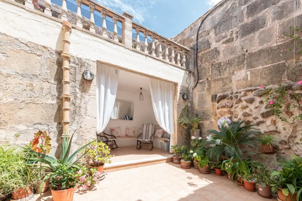 Terrasse von Country house zum Verkauf in Pollença mit Klimaanlage, Terrasse und Möbliert