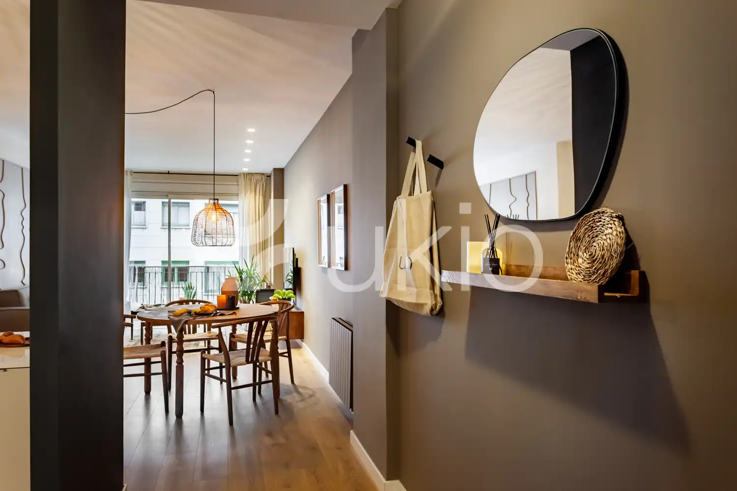 Esszimmer von Wohnungen zum Verkauf in  Barcelona Capital mit Klimaanlage, Heizung und Abstellraum