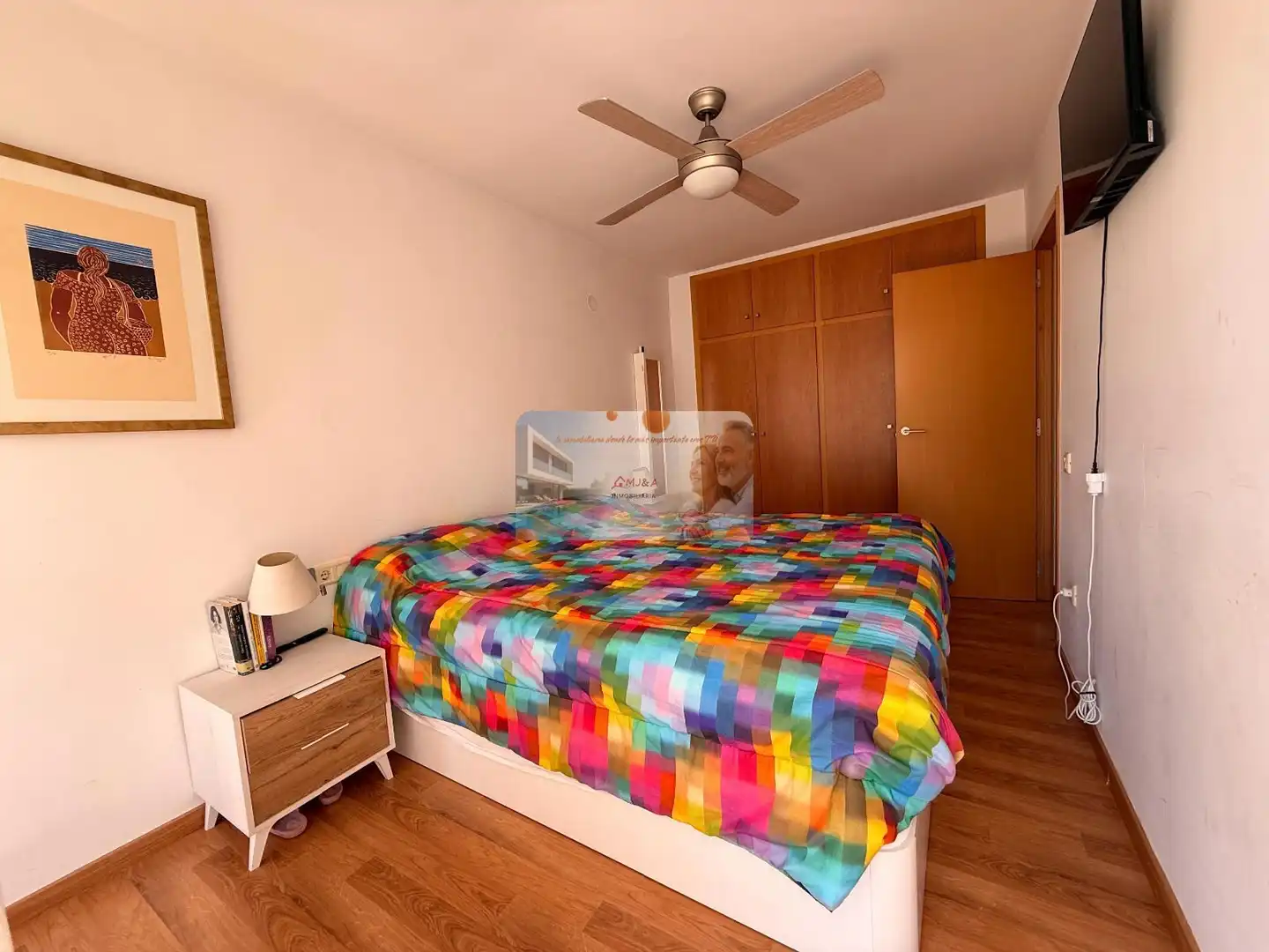 Schlafzimmer von Haus oder Chalet zum Verkauf in Benicasim / Benicàssim mit Klimaanlage, Heizung und Terrasse