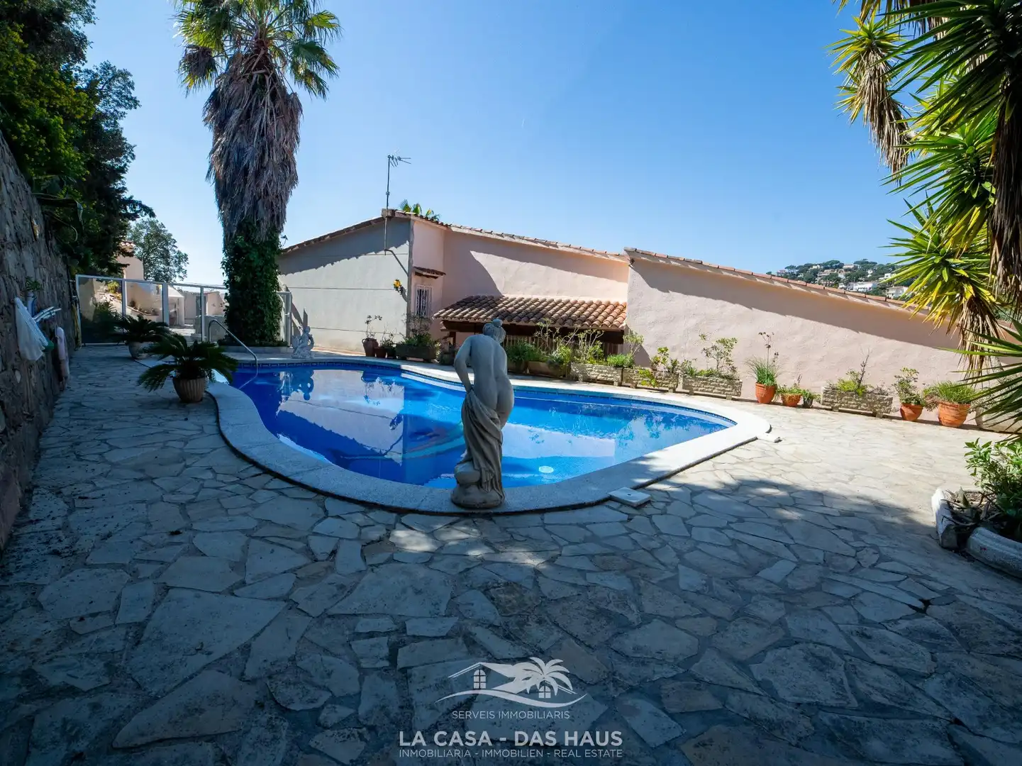 Piscina de Casa o xalet en venda en Lloret de Mar amb Jardí privat, Terrassa i Balcó
