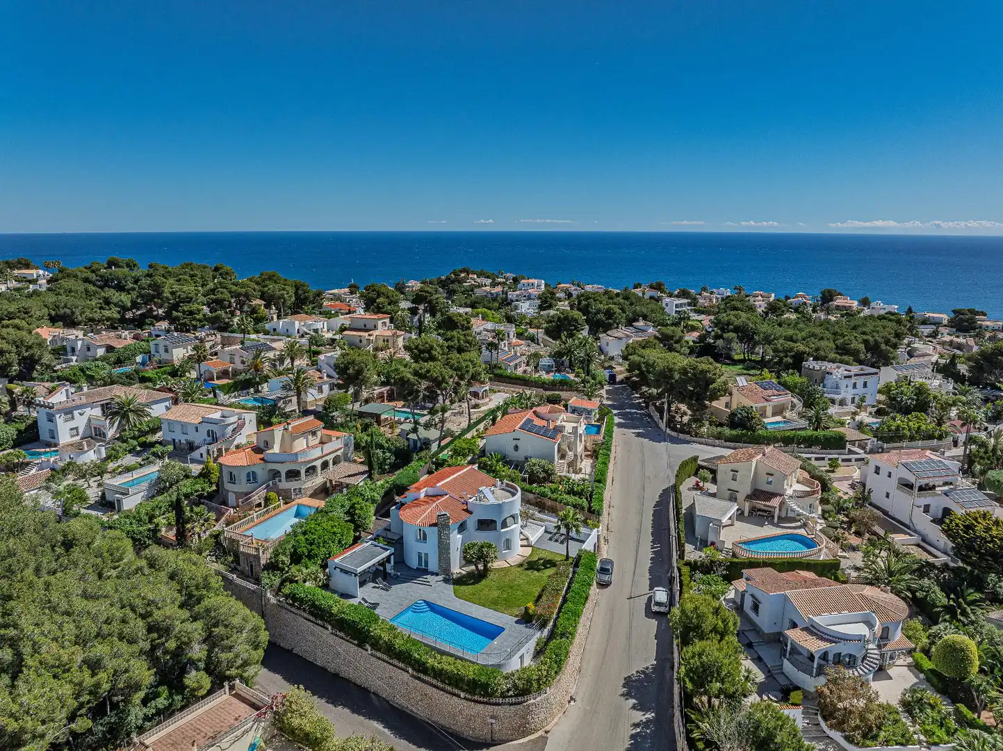 Exterior view of Houses for sale in Jávea / Xàbia  with Air Conditioner, Heating and Private garden