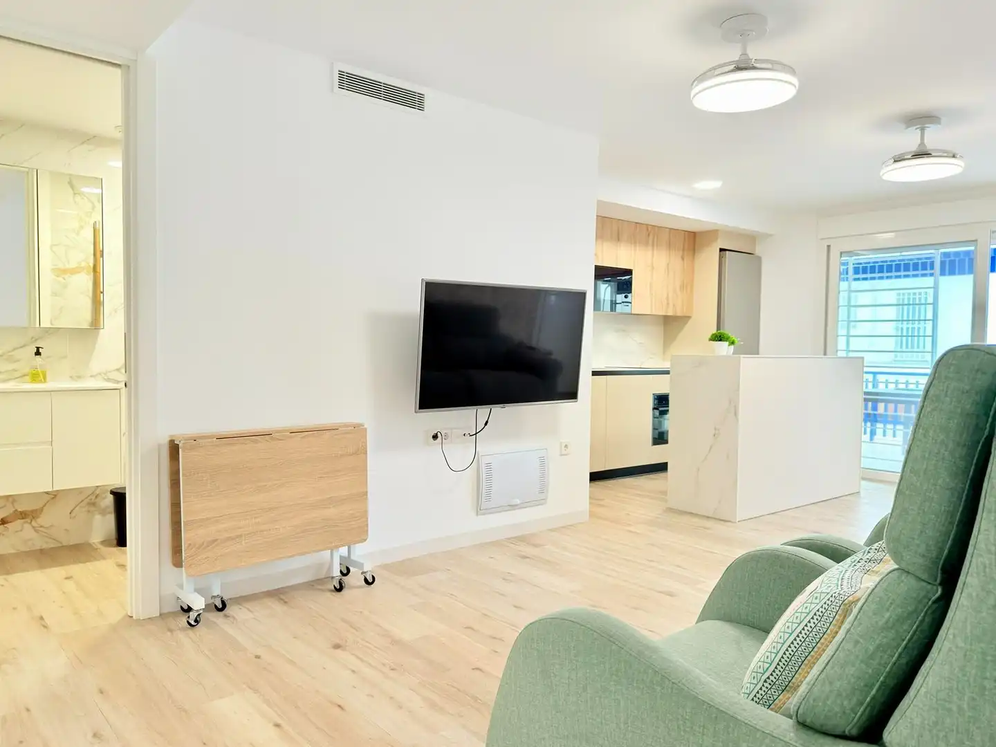 Living room of Apartments for sale in La Manga del Mar Menor  with Air Conditioner, Heating and Terrace