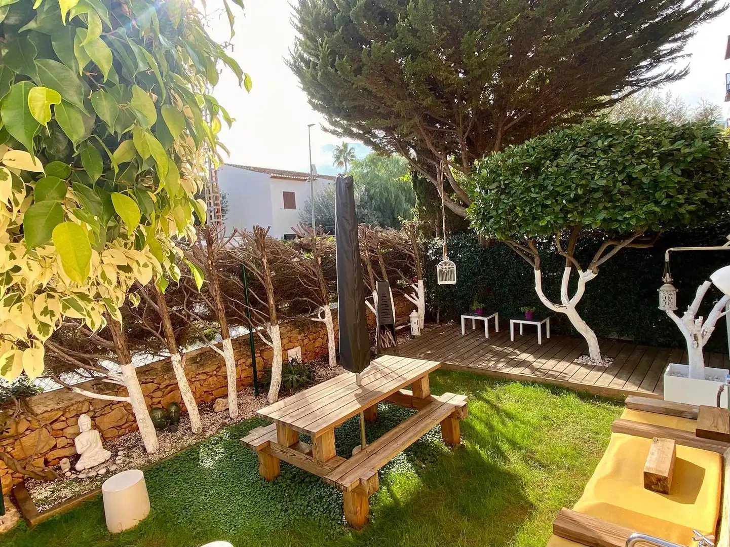 Garten von Wohnungen zum Verkauf in Dénia mit Klimaanlage, Heizung und Privatgarten
