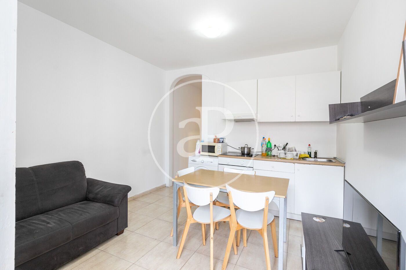 Kitchen of Flat for sale in  Barcelona Capital  with Air Conditioner, Heating and Storage room