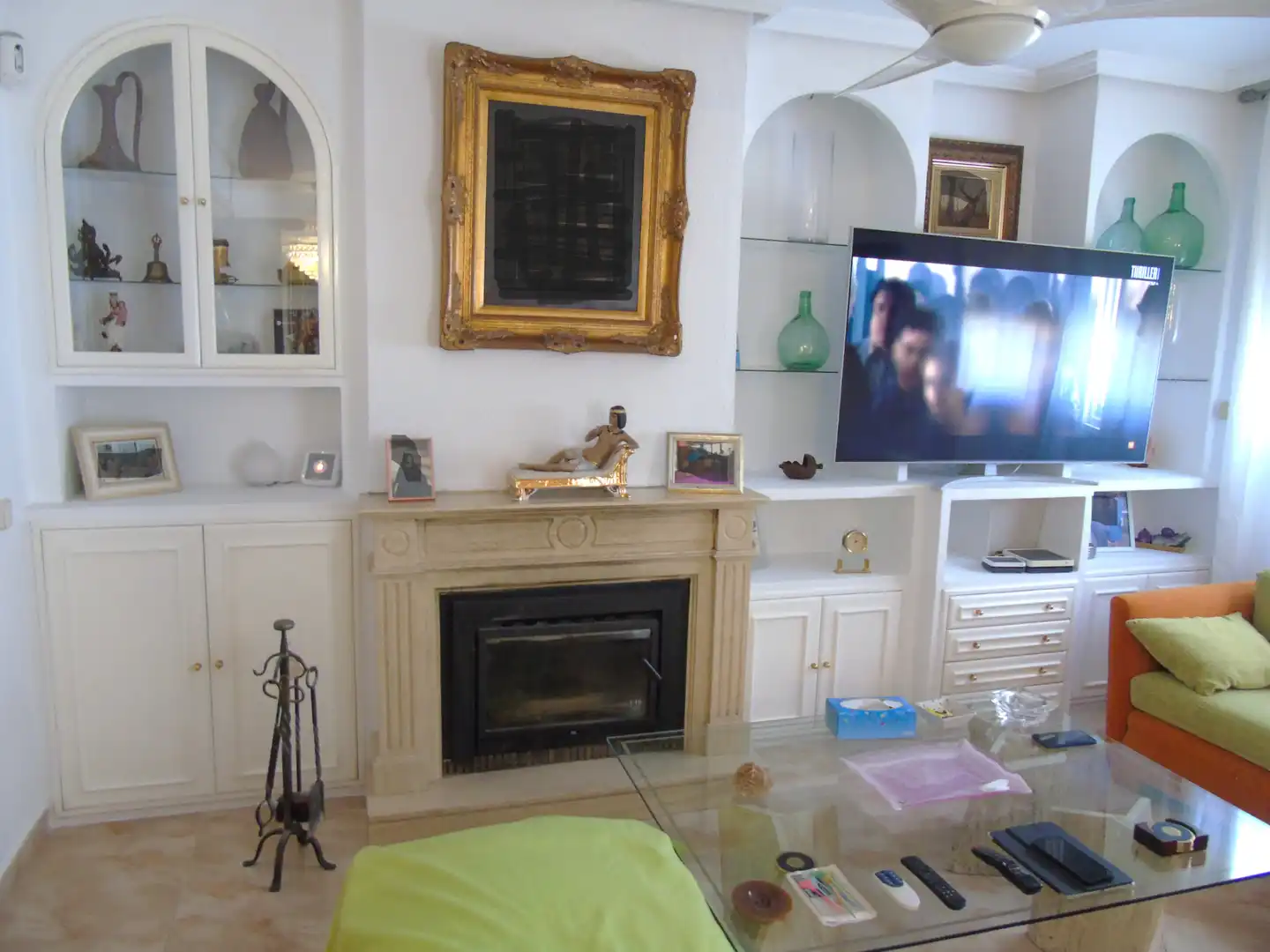 Sala d'estar de Casa adosada en venda en Getafe amb Aire condicionat, Calefacció i Parquet