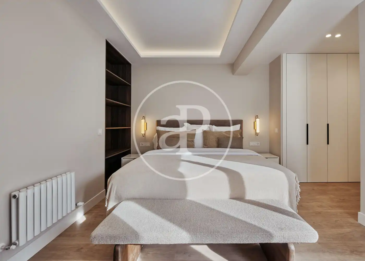 Schlafzimmer von Wohnung zum Verkauf in Madrid mit Klimaanlage, Heizung und Terrasse