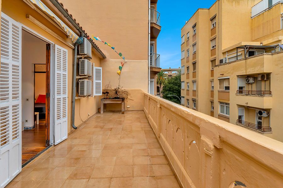 Terrassa de Àtic de lloguer en  Palma de Mallorca amb Aire condicionat, Parquet i Terrassa